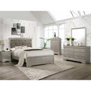  Crown Mark Amalia California King Upholstered Panel Bed B6910-K-HBFB/B6910-CK-RAIL IMAGE 2