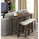  Elements International Jax 4 pc Counter Height Dinette TJX100BTSPE IMAGE 7