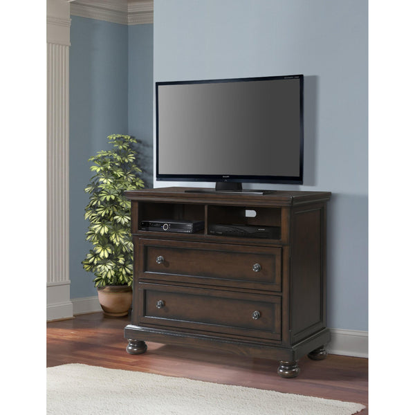 Elements International Kingston 2-Drawer Media Chest KT600TV IMAGE 1