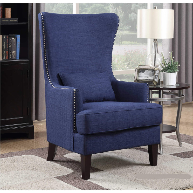  Elements International Kori Stationary Fabric Accent Chair UKR080100 IMAGE 1