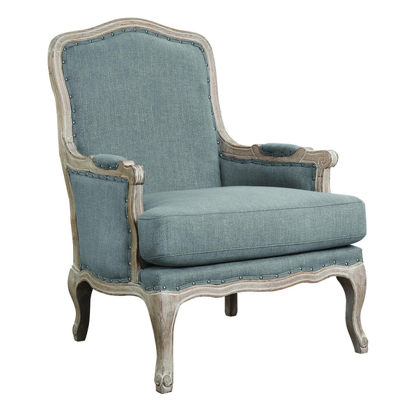  Elements International Artesia UAZ542100G Arm Chair - Midtown Slate IMAGE 1