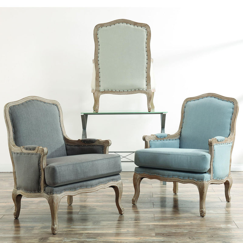  Elements International Artesia UAZ542100G Arm Chair - Midtown Slate IMAGE 7