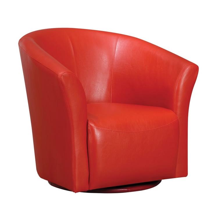  Elements International Rocket URT891100SWCA Swivel Chair - Rivera Red IMAGE 1
