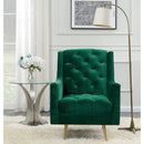  Elements International Bryan Accent Chair - Broadway Emerald IMAGE 1