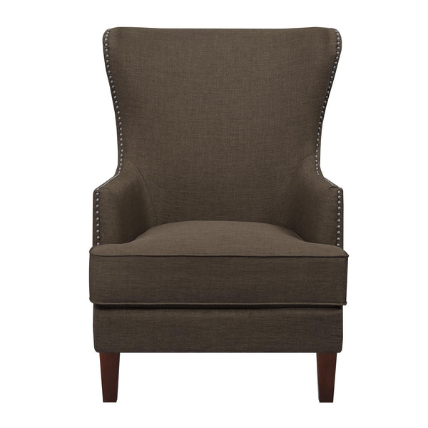  Elements International Cody UCY081102E Arm Chair - Heirloom Chocolate IMAGE 1