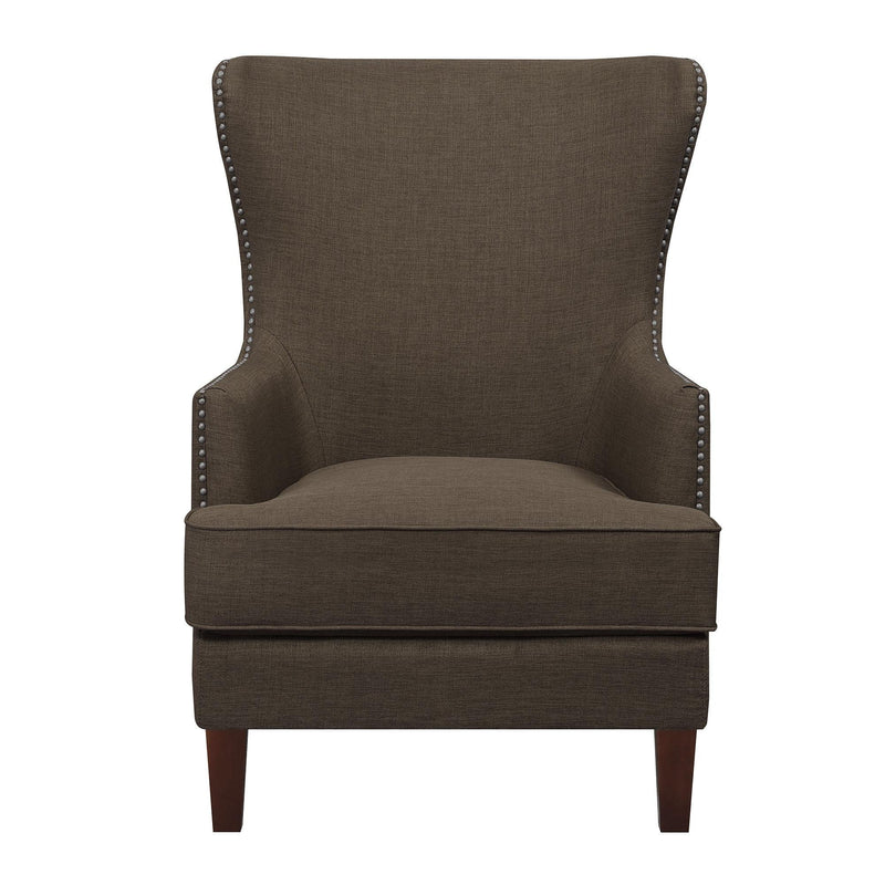  Elements International Cody UCY081102E Arm Chair - Heirloom Chocolate IMAGE 1