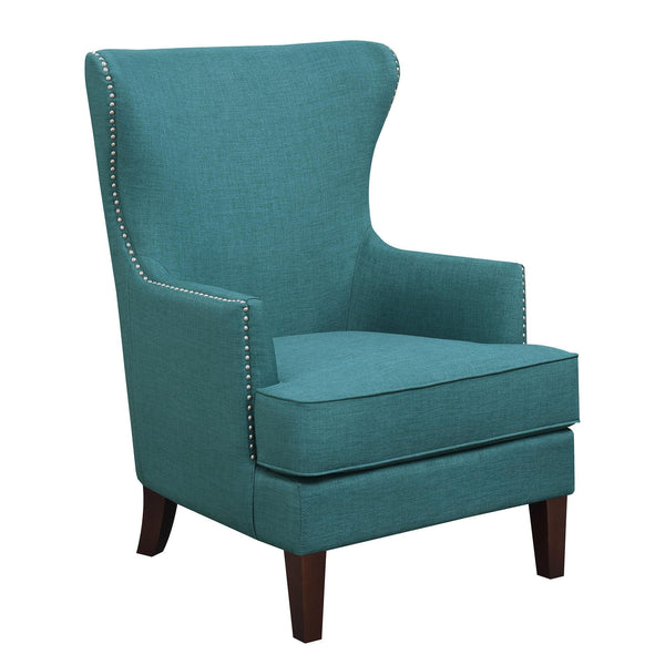  Elements International Cody UCY087102E Arm Chair - Heirloom Teal IMAGE 1