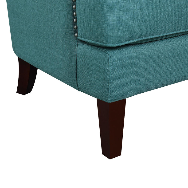  Elements International Cody UCY087102E Arm Chair - Heirloom Teal IMAGE 5