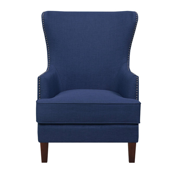  Elements International Cody UCY080102E Arm Chair - Heirloom Blue IMAGE 1