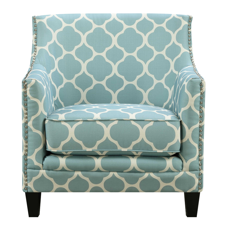  Elements International Dinah UDH707100CA Accent Chair - Patio Aqua IMAGE 2