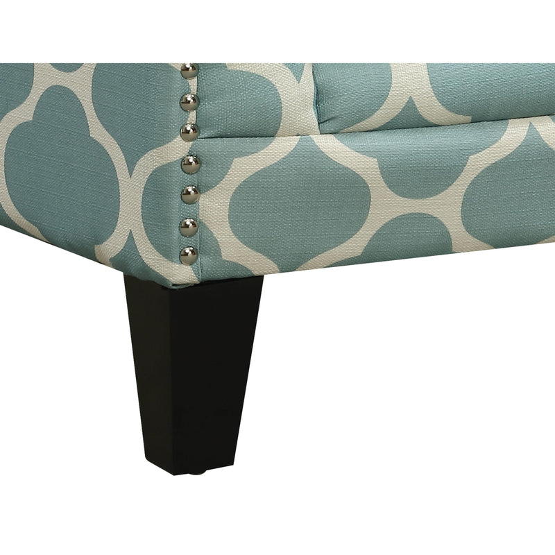  Elements International Dinah UDH707100CA Accent Chair - Patio Aqua IMAGE 3