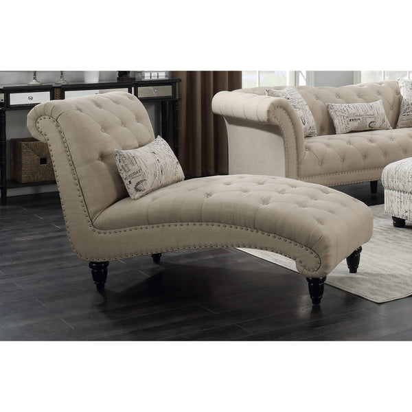  Elements International Twain UTW082110 Chaise - Heirloom Natural IMAGE 1