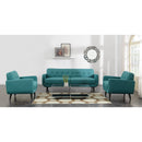 Elements International Hadley UHD087300NP Sofa - Heirloom Teal IMAGE 4