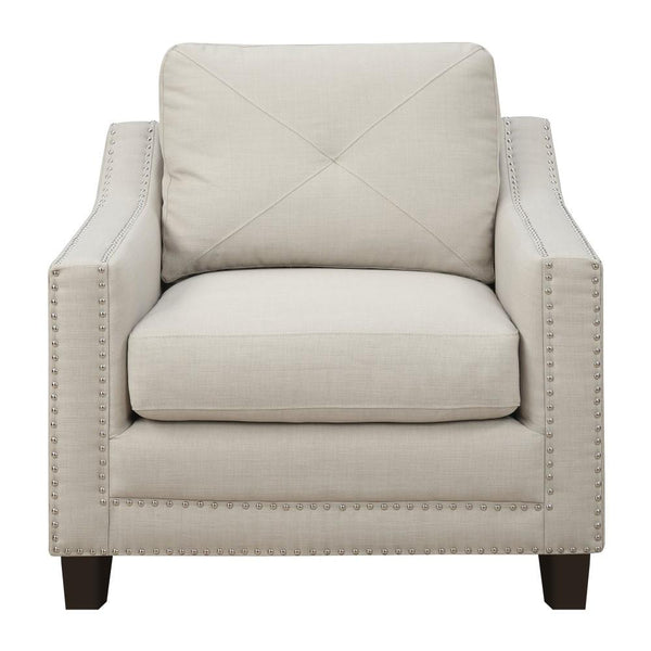  Elements International Malone UMO086100 Chair - Heirloom Taupe IMAGE 1