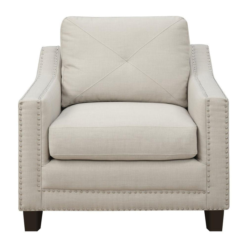  Elements International Malone UMO086100 Chair - Heirloom Taupe IMAGE 1