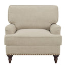  Elements International Abby UBB082100E Chair - Heirloom Natural/Linen IMAGE 1