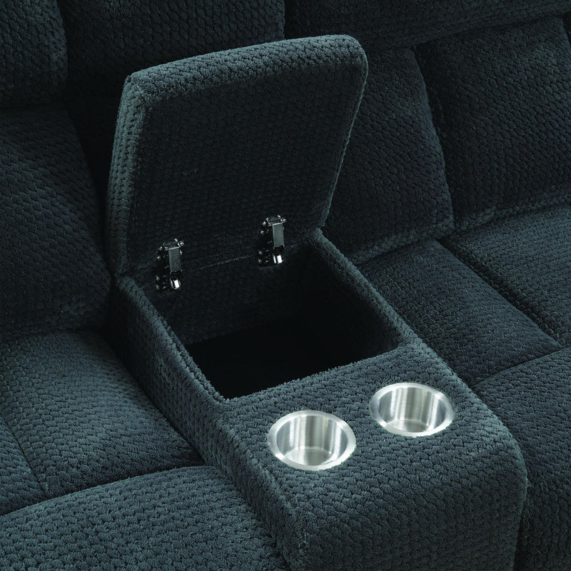  Elements International Santorini 7 pc Sectional - Conran Carbon IMAGE 3