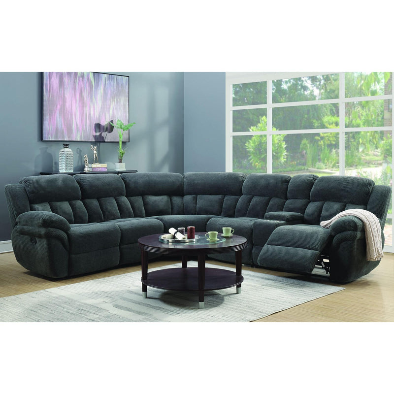  Elements International Santorini 6 pc Sectional - Conran Carbon IMAGE 6
