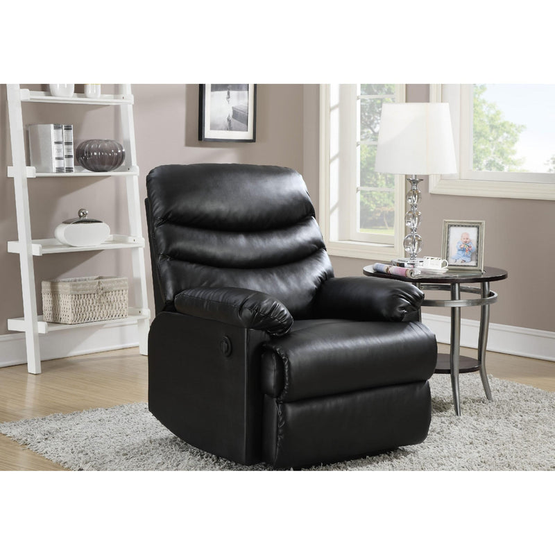  Elements International Palmdale UPL110105PCA Power Recliner - Black IMAGE 6