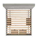  Elements International Waldorf UWF3151KSB King Platform Storage Bed - Gray IMAGE 2