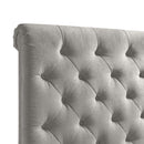  Elements International Waldorf UWF3151KSB King Platform Storage Bed - Gray IMAGE 3