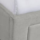  Elements International Waldorf UWF3151KSB King Platform Storage Bed - Gray IMAGE 4