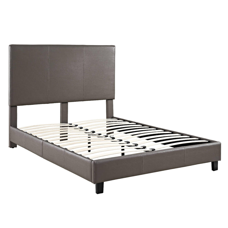  Elements International Jacky UJY082QBPCA Queen Platform Bed - Heirloom Natural IMAGE 2