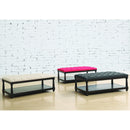  Elements International Beaumont UBM090BNKDG Ottoman - Heirloom Charcoal IMAGE 3