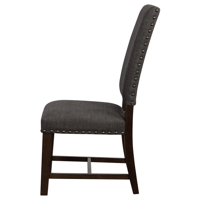 Coaster Furniture Twain 109142 Upholstered Dining Side Chair - Warm Grey (Set of 2) IMAGE 5
