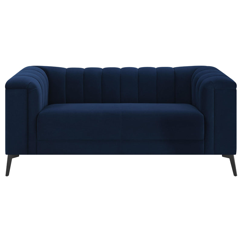 Coaster Furniture Chalet Stationary Fabric Loveseat 509212 IMAGE 2
