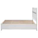  Coaster Furniture Miranda 205111F 51-inch Wood Full Storage Panel Bed - White IMAGE 4