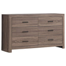  Coaster Furniture Brantford 207043 6-Drawer Dresser - Barrel Oak IMAGE 1
