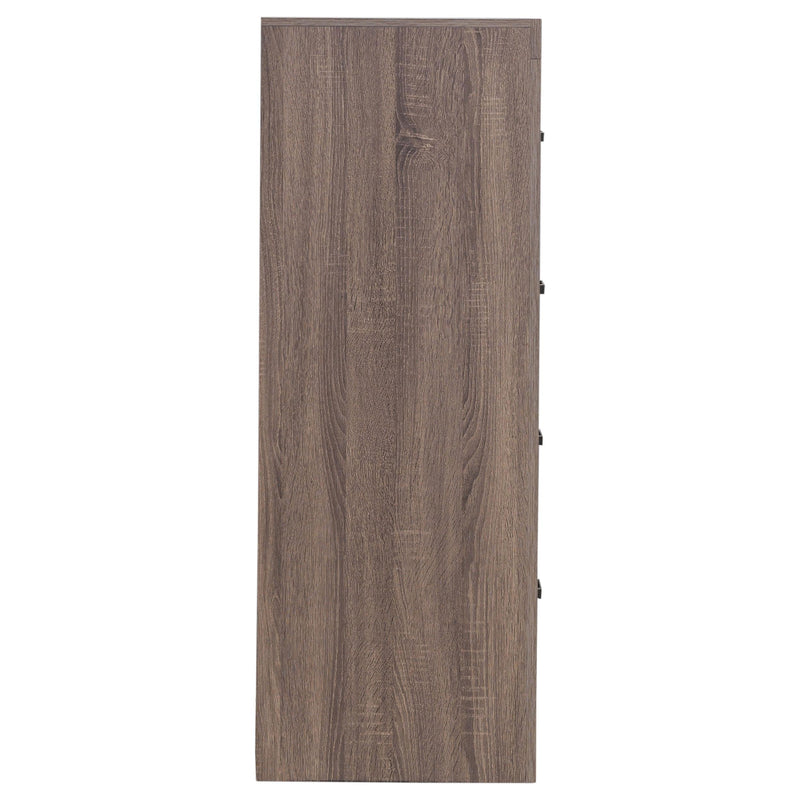 Coaster Furniture Brantford 207045 4-Drawer Bedroom Chest - Barrel Oak IMAGE 8