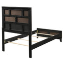  Coaster Furniture Watson 212421T Wood Twin Panel Bed - Grey Oak IMAGE 4