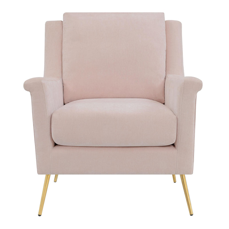  Elements International Cambridge Accent Chair - Blush IMAGE 2