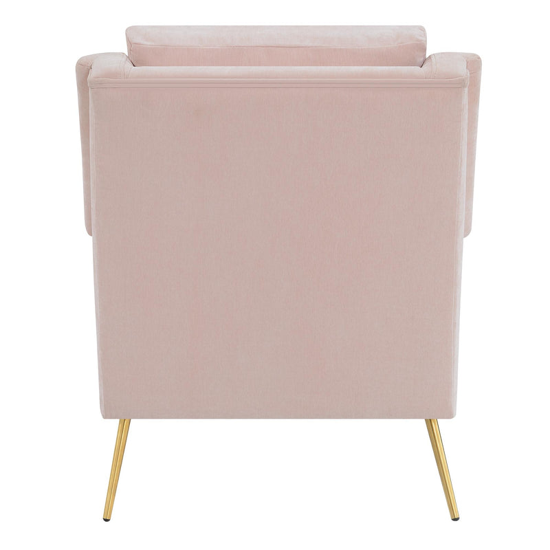  Elements International Cambridge Accent Chair - Blush IMAGE 4