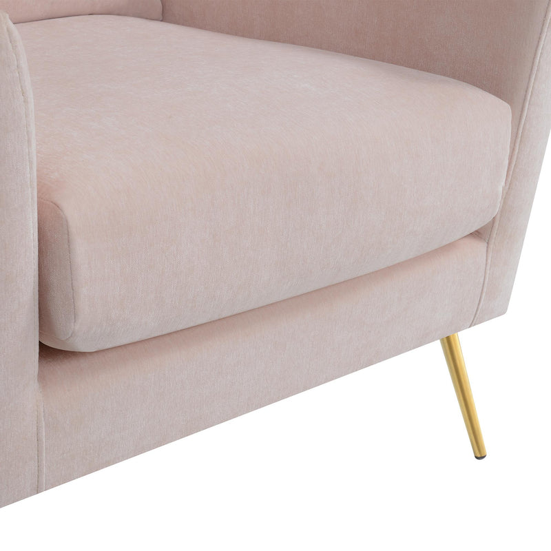  Elements International Cambridge Accent Chair - Blush IMAGE 8