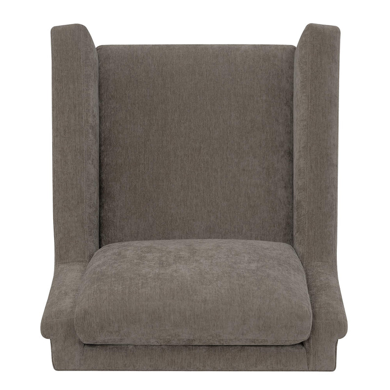  Elements International Cambridge Accent Chair - Cocoa IMAGE 5