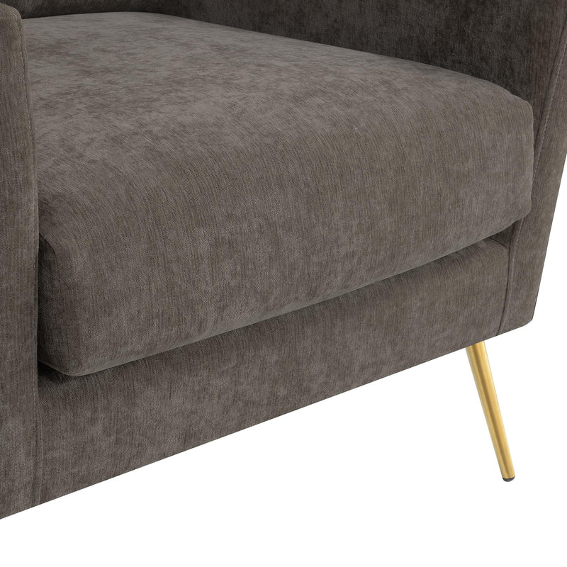  Elements International Cambridge Accent Chair - Cocoa IMAGE 8