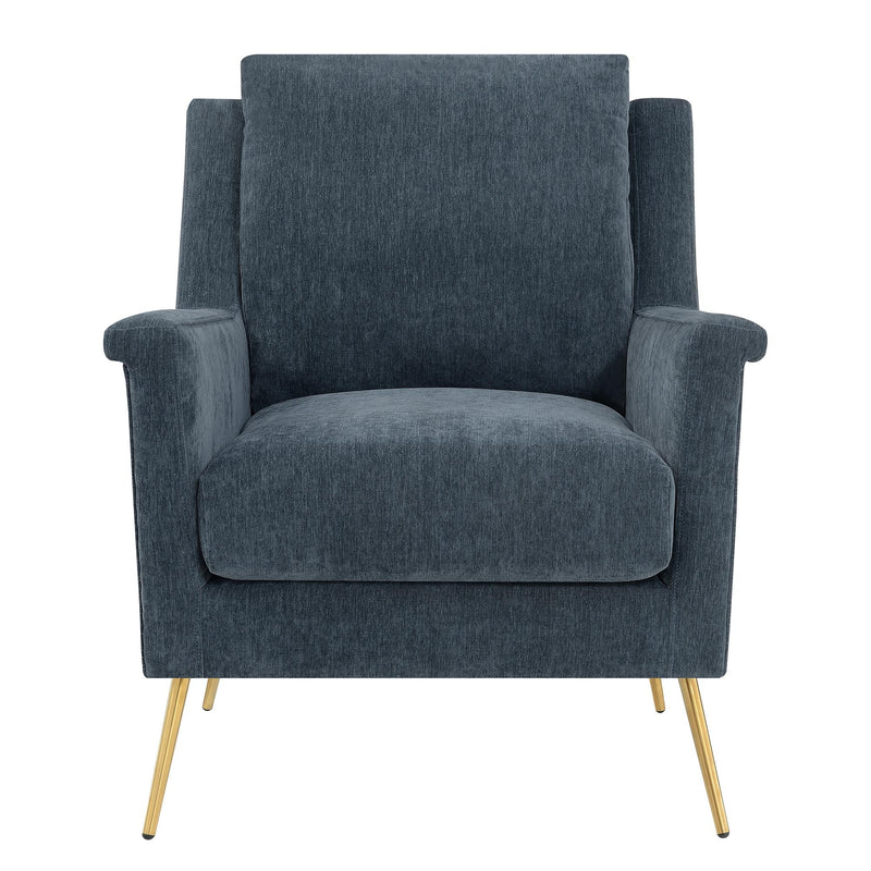  Elements International Cambridge Accent Chair - Slate IMAGE 2