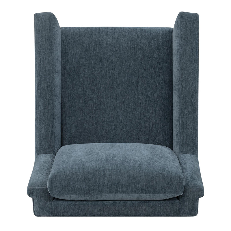  Elements International Cambridge Accent Chair - Slate IMAGE 5