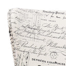  Elements International Kori Accent Chair - French Script IMAGE 4