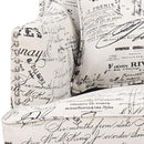  Elements International Kori Accent Chair - French Script IMAGE 5