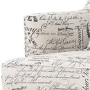  Elements International Kori Accent Chair - French Script IMAGE 6