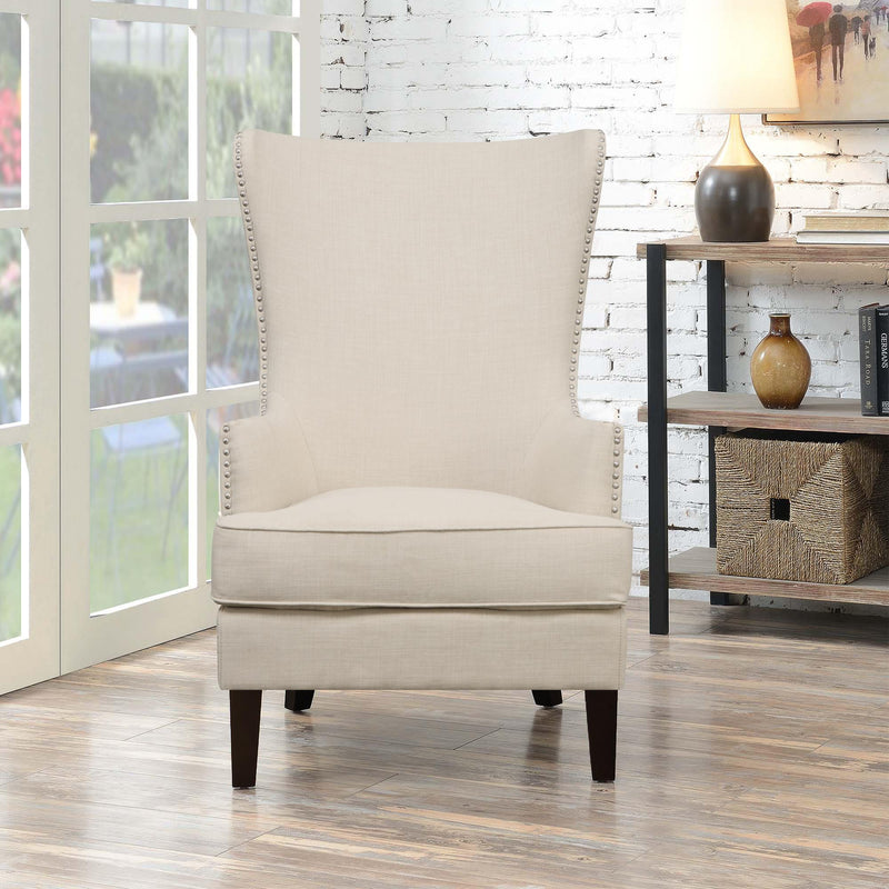  Elements International Kori Accent Chair - Heirloom Natural IMAGE 8