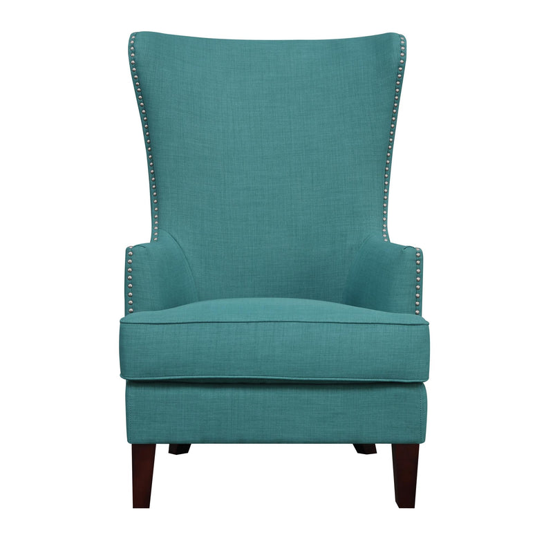  Elements International Kori Accent Chair - Heirloom Teal IMAGE 2