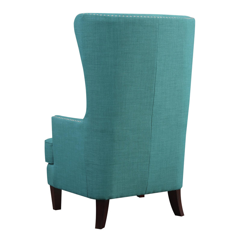  Elements International Kori Accent Chair - Heirloom Teal IMAGE 3