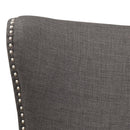 Elements International Kori Accent Chair - Heirloom Charcoal IMAGE 4