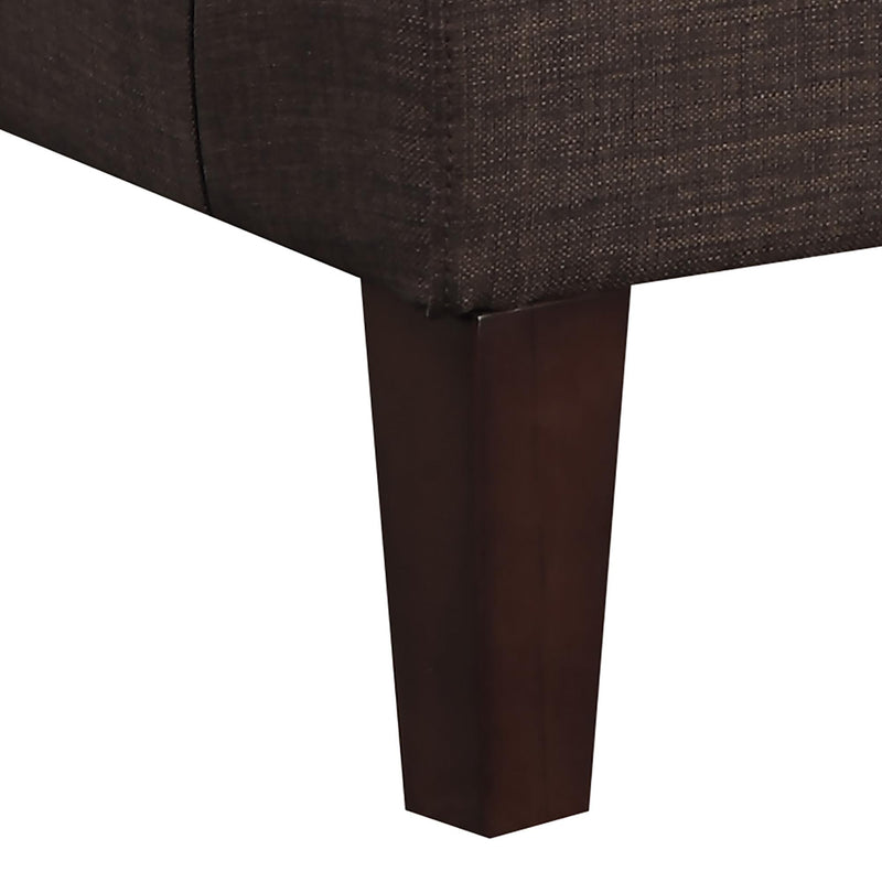  Elements International Kori Accent Chair - Chocolate IMAGE 7