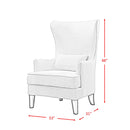  Elements International Kori Accent Chair - Berry IMAGE 10